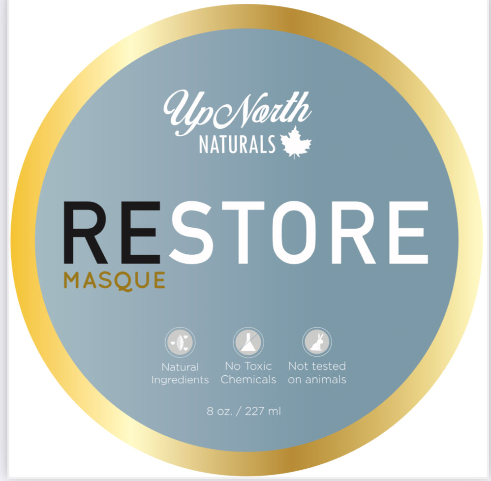 Deep Moisture Masque for Hydrated Curls with Rosemary & Mint - RESTORE