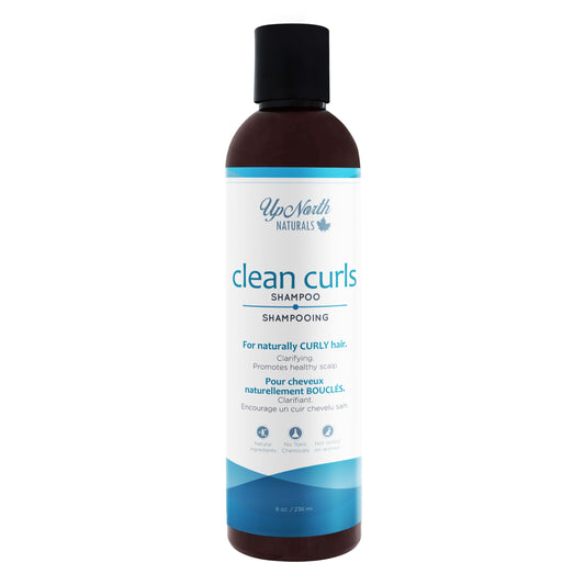 Clean Curls | Curly Hair Clarifying Shampoo for Scalp Care