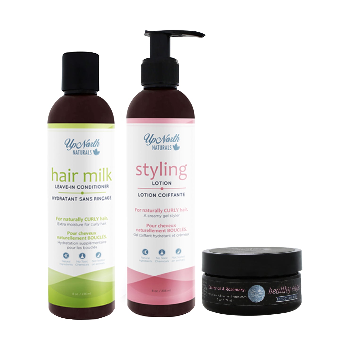 Style Me Up | Curl Defining Leave In Conditioner, Smoothing Gel and Styling Lotion for Curly Hair